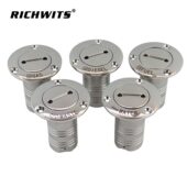 游艇油箱体 甄选RICHWITS 油舱盖 水舱盖 注 小钥匙不锈钢加油口