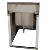 甄选不锈钢商用星盆带垃圾桶 恒新