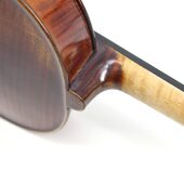 出售 档乌木配件 甄选通灵手工小提琴 独板优质花纹提琴