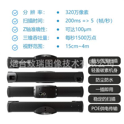 甄选Photoneo人体扫描3D逆向建模相机PhoXi 3D scanner XS S M L