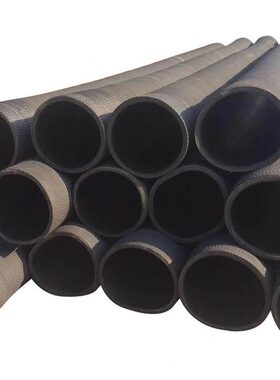 甄选152mm159mm吸水排泥浆橡胶钢丝抽沙管水库抗旱输水橡胶钢丝管