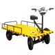 甄选库房电动平板搬运车电动四轮平板车拉货运输车仓储工地自卸牵