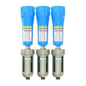 甄选压缩空气精密过滤器空压机自动排水器三级汽水分离器尘水油过