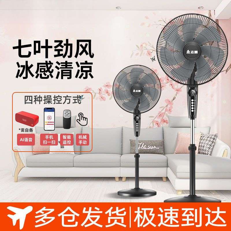 电风落地扇家用立式工业定时遥控扇台式宿舍节能小风扇大风力厂家