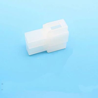 DJ7021-6.3-11 白仿材质 2孔 2芯 汽车线束 连接器 接插件1000只