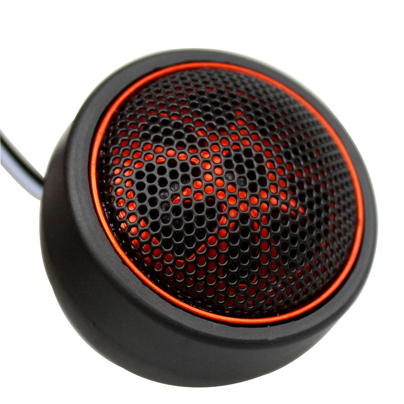 汽车音响喇叭HIFI丝膜钕磁小高音头仔扬声器发烧级改装12V24V通用