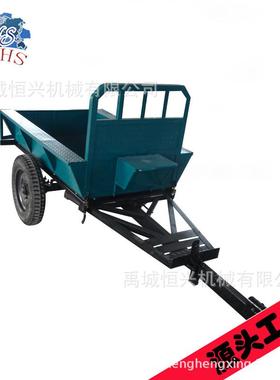 手扶拖车7C-0.5H型号手动自卸配套8-18马力拖拉机恒兴