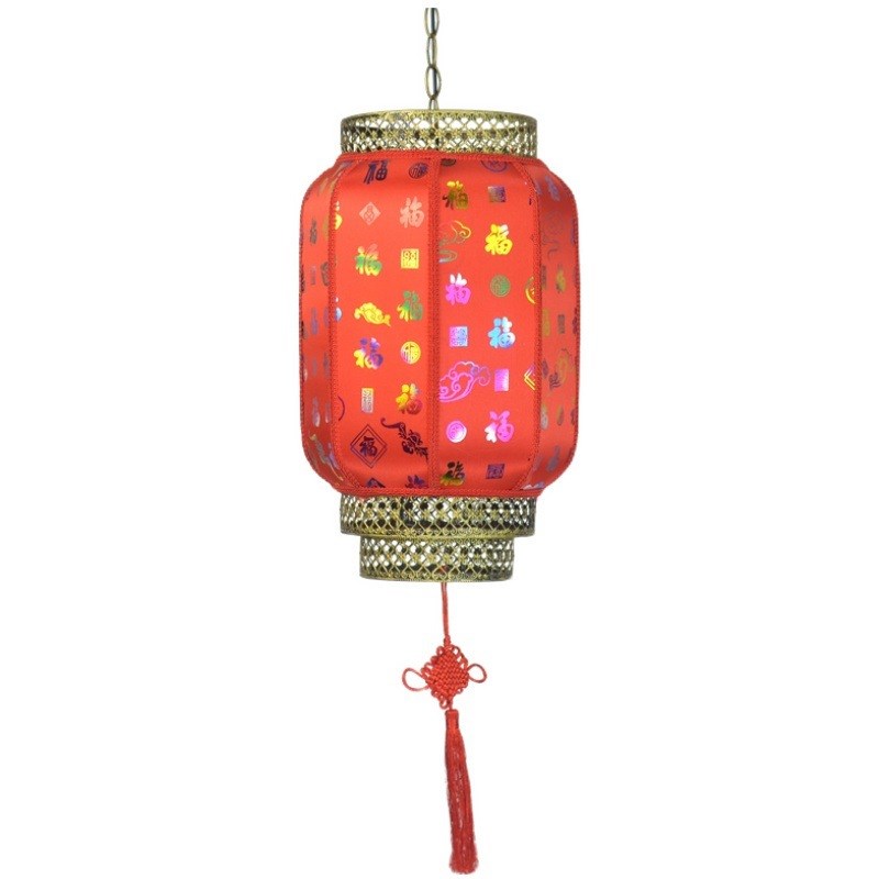 七彩吉祥如意灯笼彩色开业结婚庆典仿古中式装饰户外防水挂饰宫灯