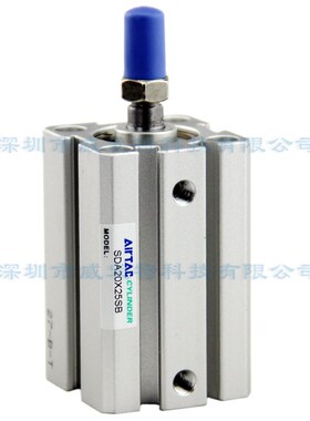 SDA32*5X10X15X20X25X30X35X40-S-B亚德客SDA32X5SB薄型气缸