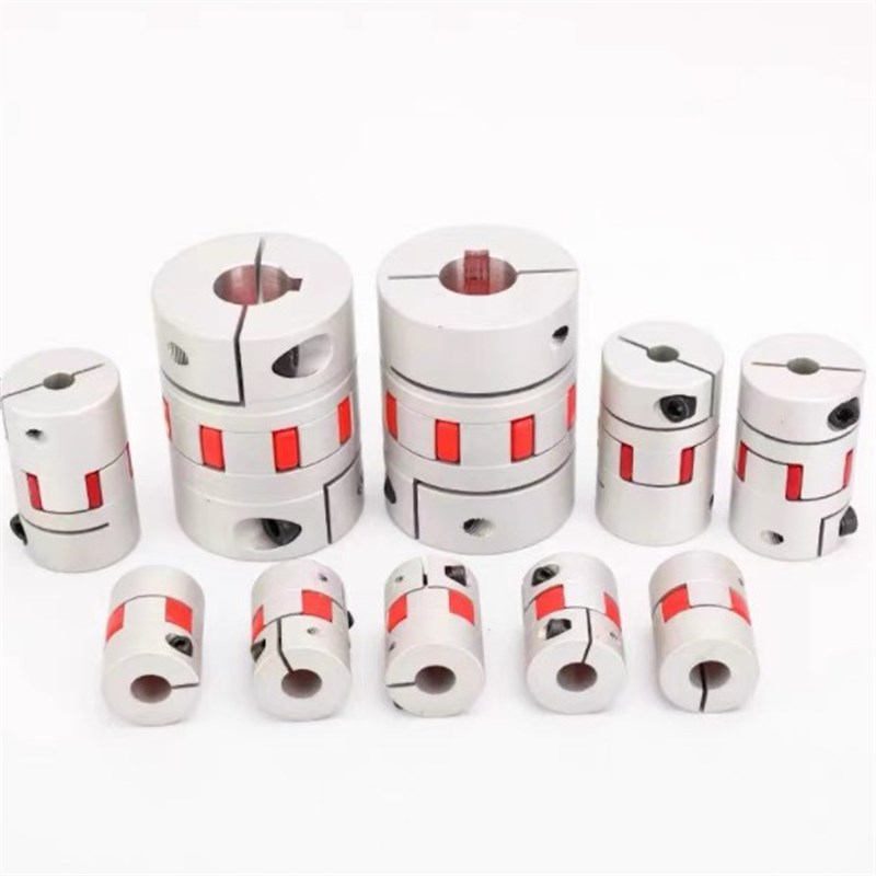 DEP16-D20/25/30/35/40/40L/55/65/80梅花联轴器铝合金螺钉夹紧型