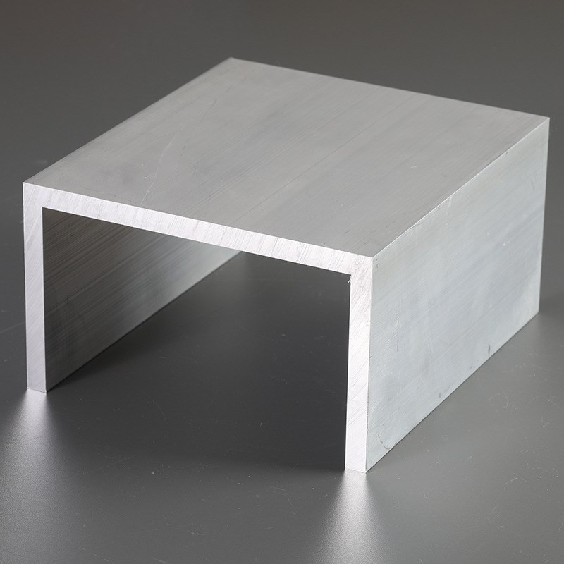 槽铝170*100*10铝合金U型槽铝内径150mm铝合金建筑滑槽凹槽导轨