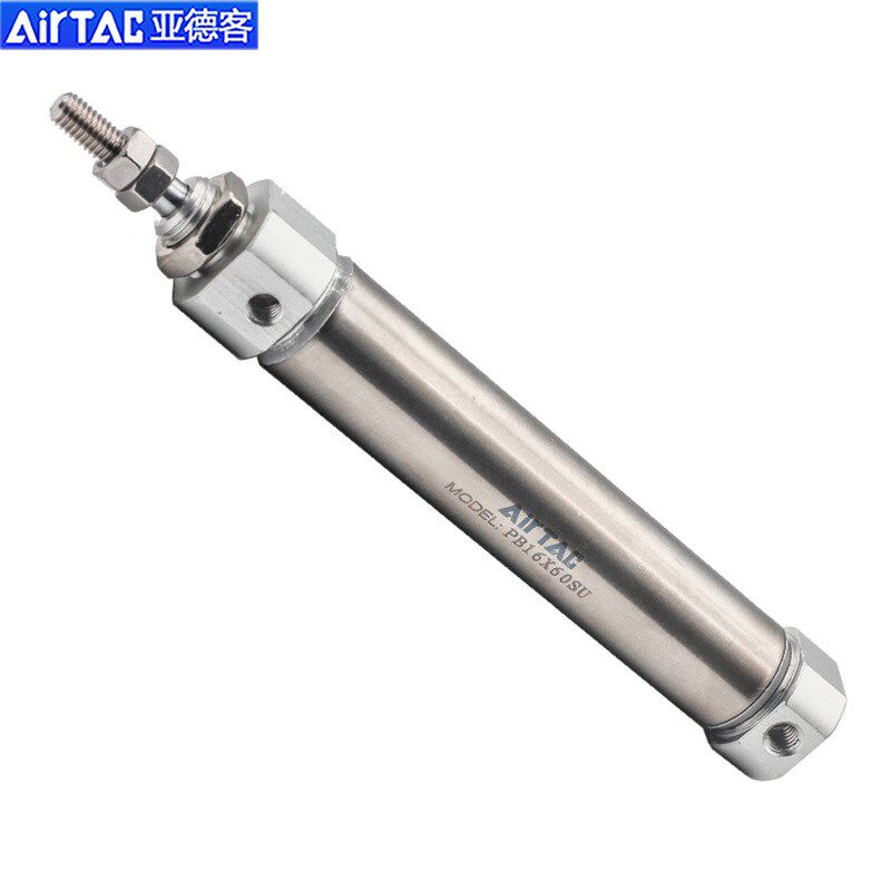 亚德客笔型迷你气缸PB16/PSB16X5X10X15X20X25X30X35/40X45X50SU