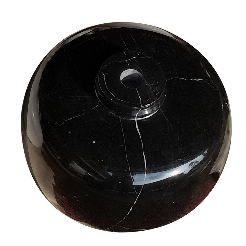 天然大理石家具配件底座圆球工艺品石材边几脚座家私餐桌台面石座