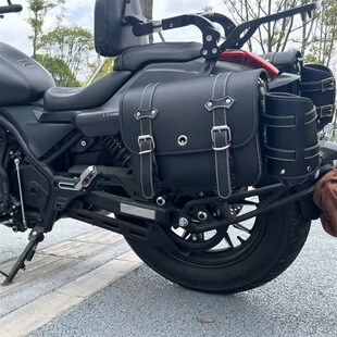 边包改装 款 复古机车无极CU525金吉拉黑骑500春风450CLC经典 珊艺
