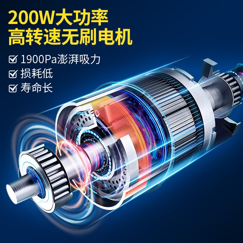 车载吸尘器汽车手持无刷吸尘机车用无线除尘器吸吹两用宠物吸毛器