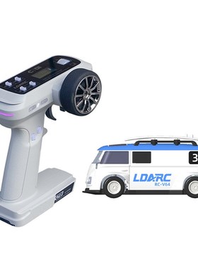 LDARC雷迪安V64 RTR遥控车1:64迷你微型仿真RC模型面包竞速车