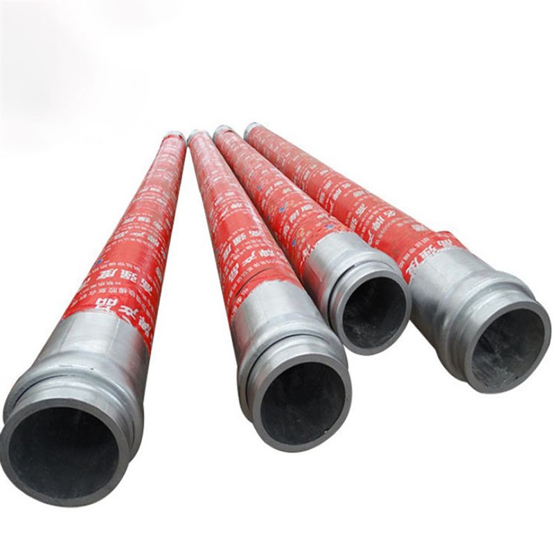 混凝土胶管橡胶软管 钢丝缠绕胶管 耐磨桩机软管