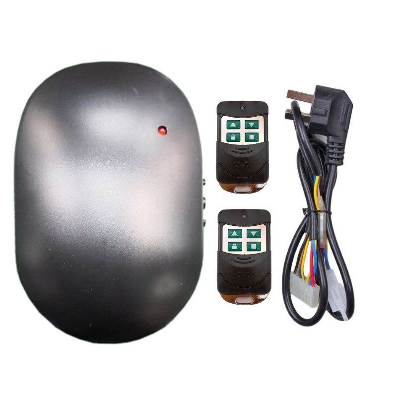 智能数码管状电机控制盒 433卷帘门电机控制器 管状电机遥控套装