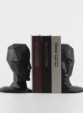 北欧书档书立架桌面创意简约现代书夹客厅书房简易学生书靠摆件