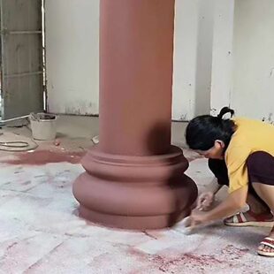 罗马柱圆柱模具柱脚模型底座柱头水泥制品加厚塑料别墅建筑模板