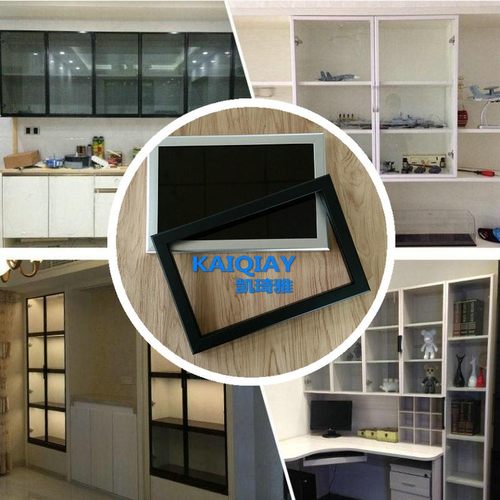 铝合金边框窄边玻璃衣柜门时尚镜子框边宠物笼太空铝门扇新款