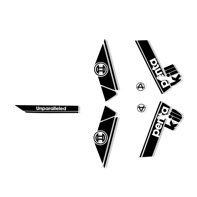 适用于小牛电动车GOVF2改装全车拉花防水版花贴纸新款贴花配件