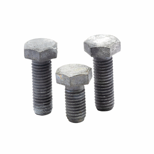 8.8级热镀锌外六角螺丝热浸锌螺栓 M8M10M24 热镀锌螺丝螺母套装