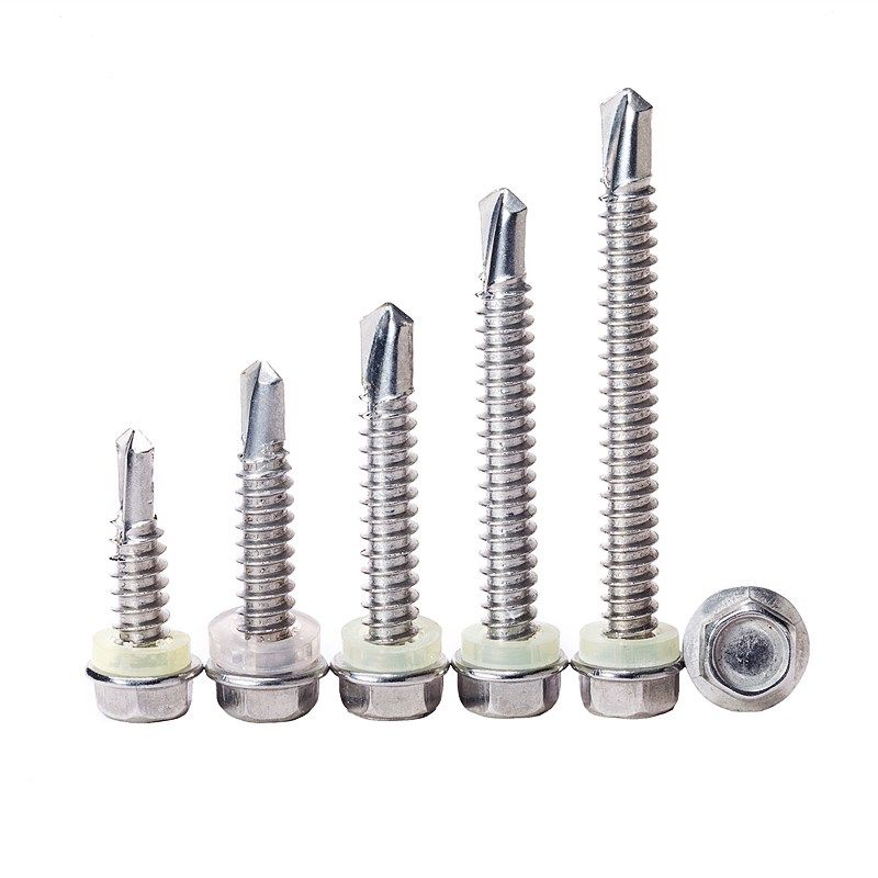 M6.3 410不锈钢外六角钻尾螺丝/彩钢瓦/自攻自钻螺钉/燕尾螺丝钉