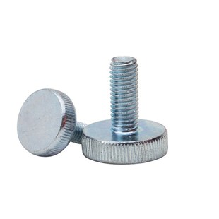 GB835滚花螺栓平头滚花螺丝手拧螺丝圆头螺栓大头螺丝M6M8M10