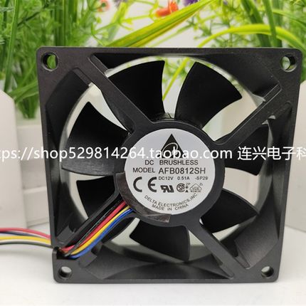 全新台达EFB0812EH 8025 12V 8CM AFB0812H/HH/VH/SH电源机箱风扇