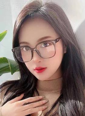 眼镜女防蓝光202平年新款2版韩素颜防辐射无度300019数光镜护目可