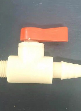 ABS/UPVC取样阀 淡黄色工程塑料采样阀 耐酸碱防腐ABS压力表接咀
