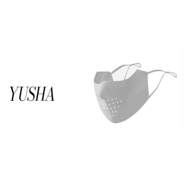 金家夫人小众饰品/灰色透气防晒口罩-丫丫同款