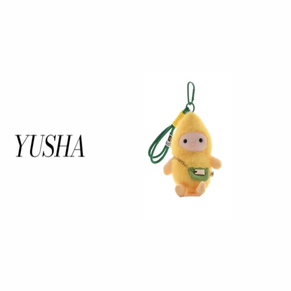 金家夫人小众饰品/黄色挂包香蕉挂件