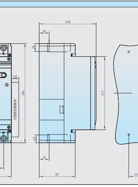 乾龙自动重合闸ZQM1L-630S中乾光伏400A800A250A125A电子式断路器