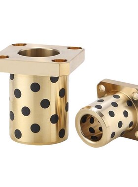 无油衬套-圆法兰铜套j导套OLBH-D13-D16-D20-L20-L25-L30-L40-L50