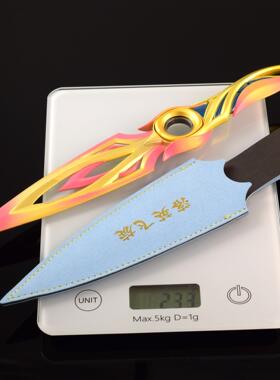 瓦罗兰特游戏周边武器模型落英飞旋30CM皮套版全金属工艺品摆件