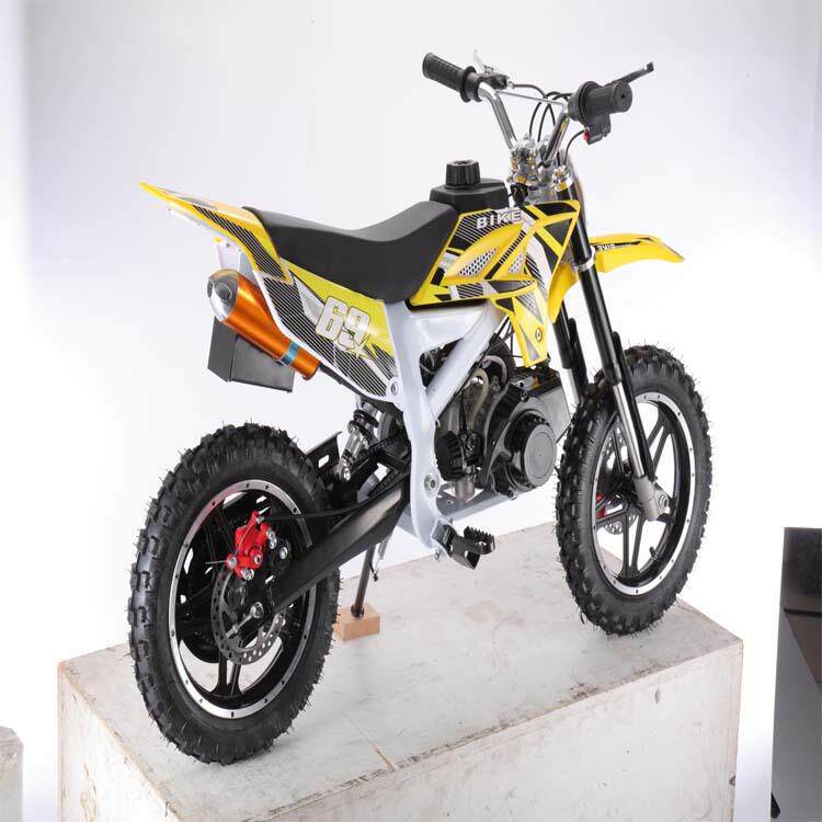 厂家直销新款赛车山地扒鸡越野摩托车49cc迷你加汽燃油小型摩托车