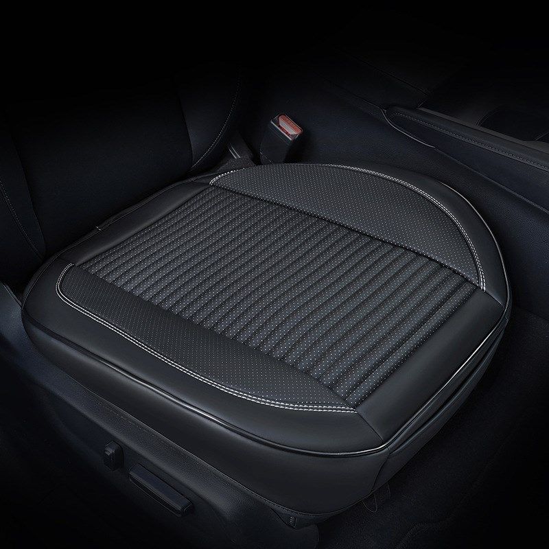 跨境汽车座垫四季通用全包围全皮三件套汽车坐垫夏凉透气座套