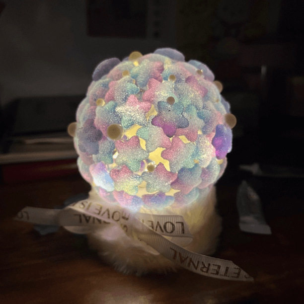 中秋节满天星小夜灯diy手工自制材料包星星氛围灯装饰品团建活动