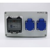 津奈航空工业插头插座漏电保护单相电220v 10a公母对接连接器防水