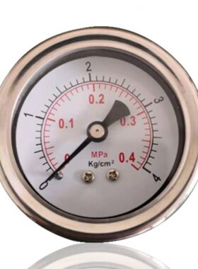 供应沙缸压力表沙缸设备压力表不锈钢耐震压力表YBN50Z 4KG 1/4PT
