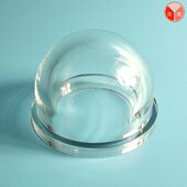 数控CNC透明亚克力有机玻璃圆柱棒车床钻孔攻牙立柱定制任意形状