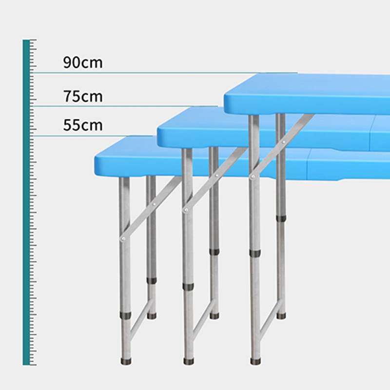 简易长方形学习塑料小餐桌椅折叠桌子户外便携式摆摊夜市家用吃饭