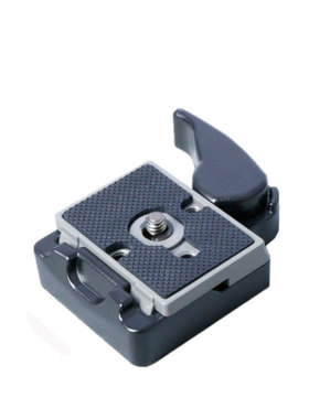 适用曼富图200PL-14快装板夹座496RC 498RC2 804RC2脚架云台夹座