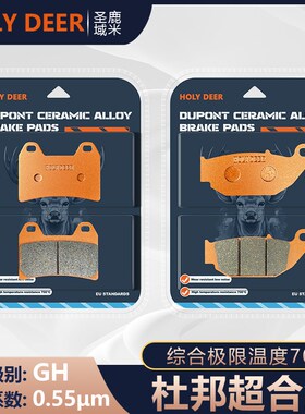 杜邦超合金刹车片适用春风250CL/450CL/700CL系列巡航摩托21-23年