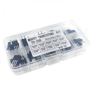 50PCS TO-220系列MOS管IRFZ44N IRF640N IRF540N IRF3205 10种各5