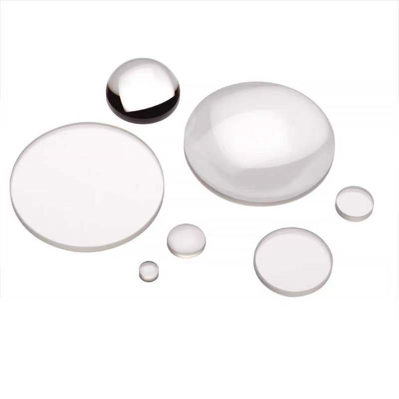 晶亮光电光学玻璃凸透镜镜片加工直角石英三棱镜光学镜头加工