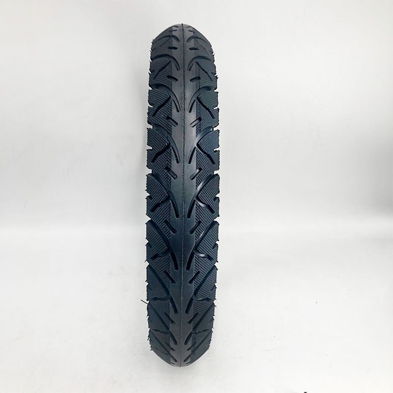 电动车外胎16x2.125免充气轮胎16寸实心胎橡胶材质耐磨防刺轮胎