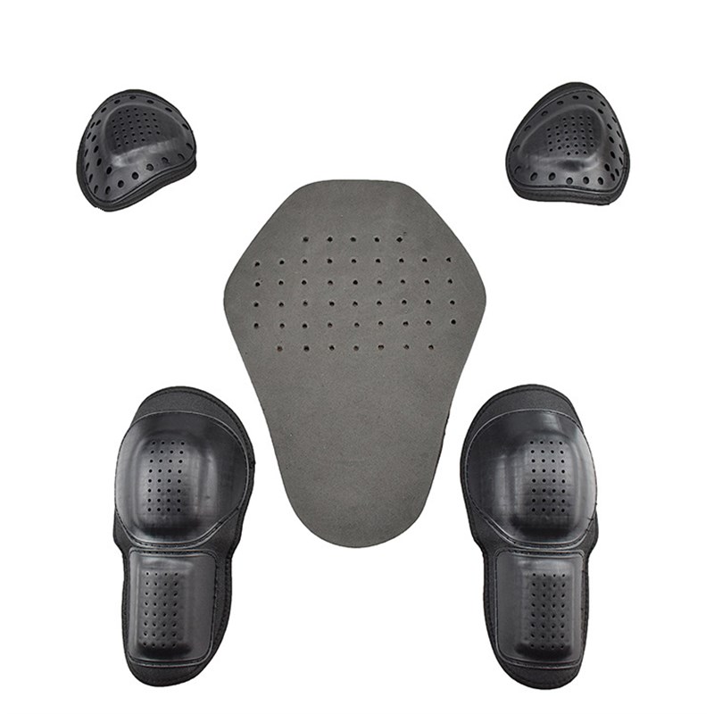 摩托车赛车骑行防摔内置护具7件套护背护膝护胸护肘